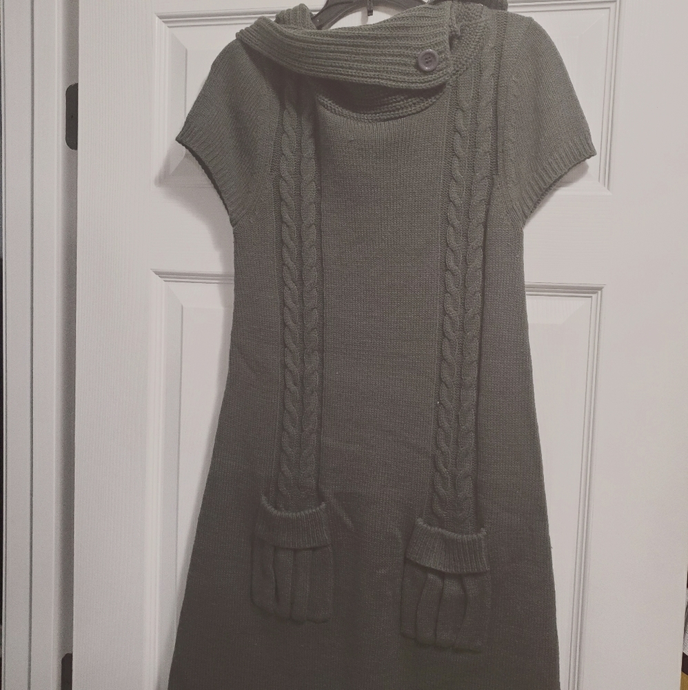 A-list gray sweater dress